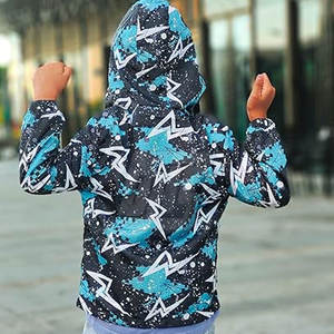 Veste coupe-vent pour enfants, vêtements d'extérieur légers et élégants, veste coupe-vent pour garçons et filles, à porter au quotidien - Product Image 5