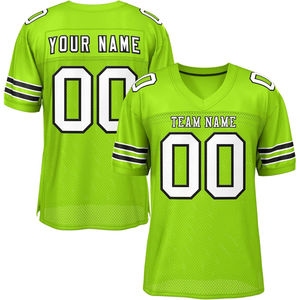 Personalización al por mayor 2025 MOQ bajo adultos Super 3D impreso personalizado Mans malla camiseta de fútbol americano para hombres - Product Image 1