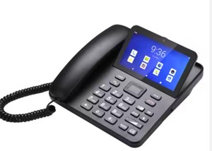 MAXCOMM 4G LTE Android 12 Téléphone de bureau à écran tactile de 5.5 pouces avec caméra 5MP Batterie 3400mAh WhatsApp Terminaux sans fil fixes - Product Image 5