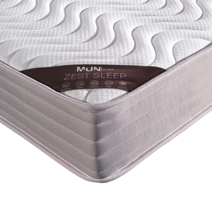 Colchón Zest Sleep Dual Milform con núcleo de resortes ensacados, tejido transpirable, diseño moderno, para uso doméstico y hospitalario, firmeza media - Product Image 1