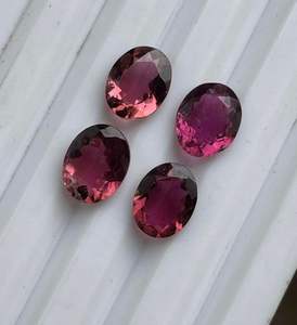 Lote de Turmalina Rosa de Corte Ovalado Natural para la Fabricación de Joyas - Product Image 2
