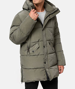 Chaleco Acolchado de Invierno para Exteriores, Chaqueta de Manga Larga con Forro Polar Grueso, Chaqueta Acolchada para Hombre para Exteriores - Product Image 5