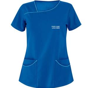 Uniformes de soins infirmiers médicaux de haute qualité OEM vente en gros médecin infirmière hôpital médical logo personnalisé gommages par sublimation complète - Product Image 5