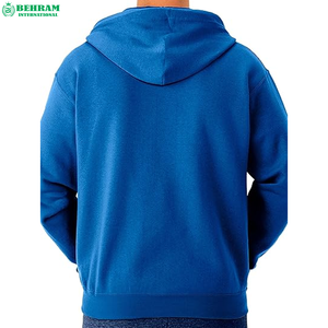 Sweat-shirts pour hommes 2024, à fermeture éclair, confortables, en molleton de coton, en tissu éponge français, respirants, à séchage rapide, brodés, coupe classique, nouveaux - Product Image 6