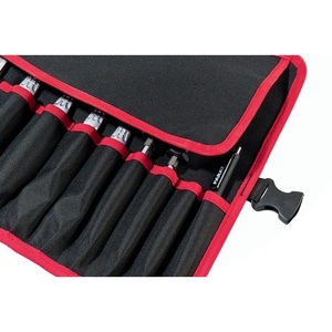 PARAT 540 X 330 mm Black/Red Nylon <b>Tool</b> <b>Roll</b> Bag with 12 Compartments - Product Image 3