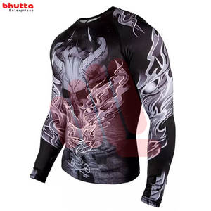 Conception unique Rash Guard hommes Sublimation bas quantité minimale de commande personnalisé Odm le plus populaire Rash Guard pour hommes - Product Image 3