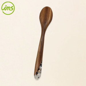 Utensilio de cocina Resina epoxi Acacia Cuchara maciza de madera - Product Image 5