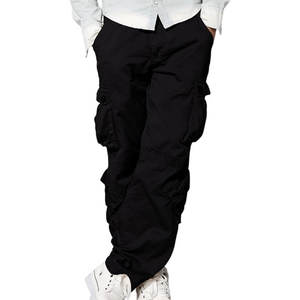 กางเกงขาสั้นคาร์โก้ลำลองของผู้ชายมีหลายกระเป๋า100% ผ้าฝ้ายระบายอากาศได้ดีแห้งเร็วชุดทำงานออกแบบได้ตามต้องการ - Product Image 1