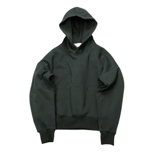 Sweat à capuche pour homme en molleton épais uni à manches longues, logo personnalisé, streetwear de marque, 100% coton, brodé, taille plus, grande taille - Product Image 4