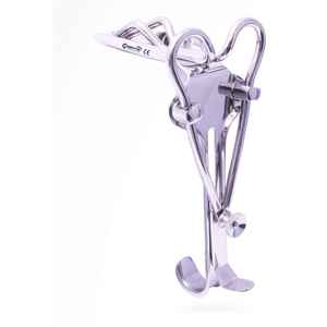 Espéculo vaginal Guttmann de acero inoxidable alemán de alta calidad, fuente de alimentación Manual, instrumento quirúrgico de ginecología - Product Image 1