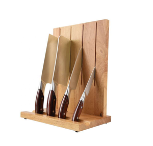 Porte-couteau en bois taille personnalisée pièce maîtresse de cuisine décorer artisanat avec support de couteau en bois de qualité supérieure - Product Image 1