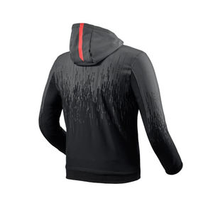 OEM Design Men's & Women's <b>Racing</b> Sportswear Hoodie Black <b>Motorcycle</b> Removable Armours with Protective Kevlar Lining Zipper - Product Image 2