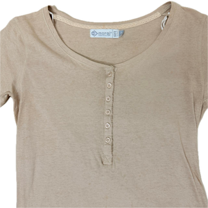 Camiseta con cuello redondo para mujer al por mayor, algodón de lujo de calidad, diseño a la moda, estilo informal, opción de talla grande disponible en algodón 100% - Product Image 2