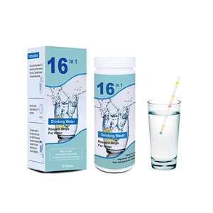 Fourniture d'usine Kit de test <span class=keywords><strong>Ph</strong></span> 16 paramètres Kit de test d'analyse de l'eau Bandelettes de test de <span class=keywords><strong>chlore</strong></span> libre - Product Image 2
