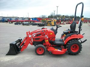 High Performance Kioti CS2210 21HP Engine <b>Wheel</b> Tractor Diesel Compact Lawn Mower 4WD Agricultural Mini Tractor for <b>Small</b> Farm - Product Image 5