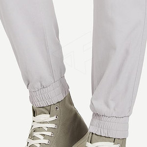 Pantalon de survêtement personnalisé pour homme en coton épais, coupe décontractée, vente en gros - Product Image 5
