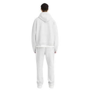 Nueva llegada de algodón con cremallera sudaderas con capucha personalizados Jogging pantalones hombres ropa algodón entrenamiento desgaste chándal conjuntos hombres gimnasio chándales - Product Image 3