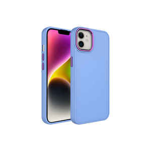 Coque de protection en silicone de luxe Netzy pour iPhone 12, série SAFALuna, avec anneau électroplaqué, modèle Pro - Product Image 1