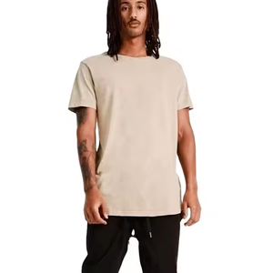T-shirt personnalisable en polyester/coton pour hommes et femmes, haute qualité, délavé à l'acide, toutes couleurs, coupe ample, séchage rapide, écologique - Product Image 1