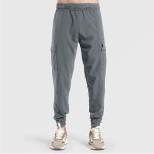 กางเกงจ็อกเกอร์ลำลอง Third Joggers ผ้าฝ้ายผสมสแปนเด็กซ์ 100% เอวสูง สีเทาเข้ม ไซส์ XL ถึง 6XL กันน้ำ สีสันสดใส ทรงตรง เหมาะสำหรับฤดูใบไม้ผลิ - Product Image 2