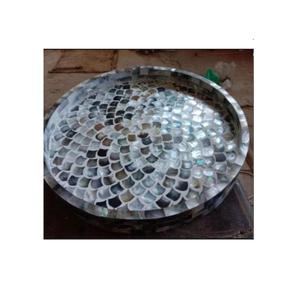 Bol à chocolat de luxe avec incrustation de nacre, fait à la main, passe au lave-vaisselle, durable, bol décoratif pour la maison - Product Image 5