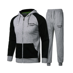 Ensemble de survêtement d'entraînement sportif respirant et écologique grande taille pour l'été, avec impression personnalisée, motif camouflage, manches raglan, en molleton 100 % coton - Product Image 5
