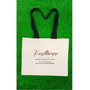 Exclusivo bolso de lona de algodón reciclable logotipo personalizable para uso diario en tiendas Fiesta en la playa o al aire libre para comestibles - Product Image 4