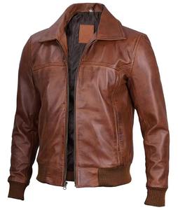 เสื้อแจ็คเก็ตหนังผู้ชาย แฟชั่นลำลอง ทรงพอดีตัว หนังแท้ เสื้อคลุมหนัง ขายส่งจากผู้ผลิต - Product Image 3