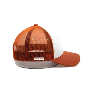Wholesale Waterproof 2-Tone Performance Golf Hat 5-Panel Breathable Trucker <b>Cap</b> With Custom 3D Embroidery Logo <b>Snapback</b> Closure - Product Image 3