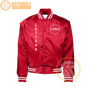 Veste d'université thêta brodée en satin Delta personnalisée vêtements grecs matelassés respirants de haute qualité Sigma d'automne - Product Image 1