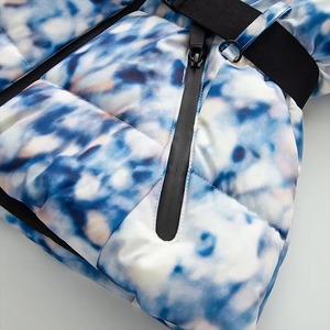 Ew série de ski pour femmes multicolore imperméable à l'eau résistant au froid taille chaude veste en coton à capuche veste de mode - Product Image 3