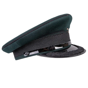 Casquette d'uniforme pour femme OEM Lami's Industries, chapeaux d'officier, vente en gros, casquette de chauffeur de taxi à visière unie, couleurs unies, printemps/été - Product Image 6
