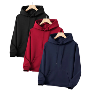 Sweat-shirt et sweat à capuche pour hommes Boxy Fit Pull court en coton de haute qualité OEM Bulk Streetwear - Product Image 2