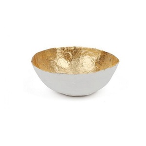 Cazuela desechable con acabado de esmalte brillante para servir frutas y aperitivos de Metal de estilo minimalista de diseño moderno - Product Image 2