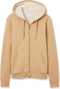 Sweat-shirt à capuche zippé intégral pour homme, couleur unie, 100 % coton, écologique, respirant, haute qualité, 1 pièce - Product Image 3