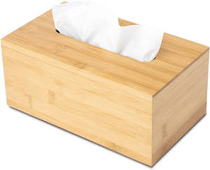 Caja de pañuelos de madera sin terminar clásica para mesas de cocina y encimeras, alfombrillas y almohadillas Categoría de producto - Product Image 1