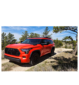 รถ SUV ไฮบริดสำหรับ Toyota Sequoia ขายในสภาพที่ดีเยี่ยมเบาะหนังแท้สีดำระยะต่ำ - Product Image 6