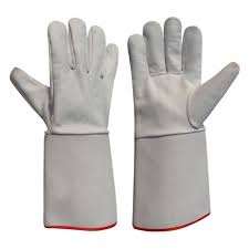 โลโก้ที่กําหนดเองคุณภาพสูงถุงมือเชื่อมหนังวัวทนไฟขายส่งและปรับแต่ง - Product Image 4