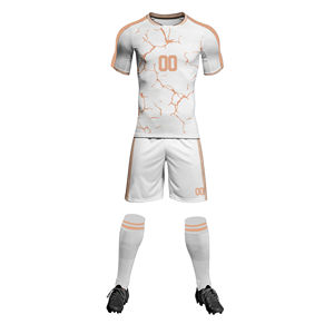 Nuevos Conjuntos de Camisetas de Fútbol Personalizadas de Lujo, Manga Corta, Uniformes Profesionales para Equipos, Dos Uniformes de Fútbol, 100% Poliéster, Secado Rápido - Product Image 3