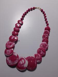 Nuevo diseño de joyería, collar de cuentas de resina hecho en mujeres indias, regalo, collares de fiesta, boda - Product Image 6