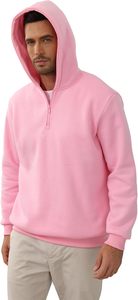 Sudadera Clásica de Invierno para Hombre, Informal, con Cierre de Cremallera de un Cuarto, Tejido de Felpa, Cálida, Duradera, Acabado Limpio, para Uso Diario - Product Image 6