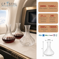 Carafe en verre citrouille CRYSTAL 2400ml, verres de bar plaqués ioniques, vente en gros, logo personnalisé, thème festif élégant