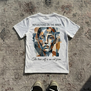 Camiseta de Hombre de Calidad, 250 g/m², Algodón Estampado, Informal, Delgada, Personalizable, Corta, de Lujo, con Transferencia DTF - Product Image 2