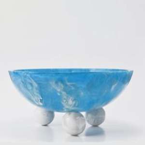 Cuenco de resina de diseñador con efecto artístico de resina perfecto para exhibir artesanía decoración moderna y colección artística - Product Image 1