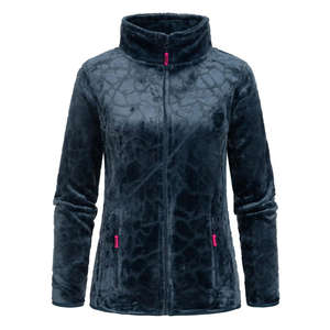 Chaqueta Polar Sherpa de Forro Polar Reciclado Ecológica para Mujer, Chaqueta Personalizada con Cremallera Completa para Exteriores - Product Image 5