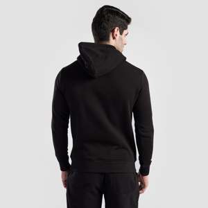 Sudadera con Capucha Negra GAI Essential, 500gsm, Felpa Francesa, Lavado Ácido y Bordado 3D, Talla XL, Sudadera con Estampado - Product Image 2