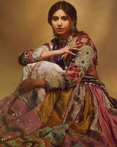 Navratri Especial Último Diseñador Muselina Algodón Impreso Y Espejo Real Trabajo Lienzo Patta Lehenga Choli Con Dupatta Full Stitch - Product Image 5