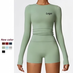 Conjunto de Yoga para Mujer, Ropa Deportiva para Gimnasio, Conjunto de Yoga Transpirable para Mujer - Product Image 1