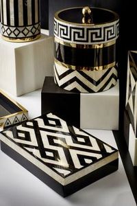 Caja de almacenamiento decorativa con incrustaciones de hueso hechas a mano de lujo, organizador de joyería con patrón marroquí, artículo de regalo elegante para decoración del hogar - Product Image 2