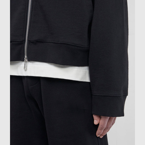 Vente en gros de sweats à capuche surdimensionnés pour hommes personnalisés avec logo brodé, 100% coton, poids lourd 500 g/m², sweats à capuche unisexes vierges pour hommes pas chers - Product Image 2